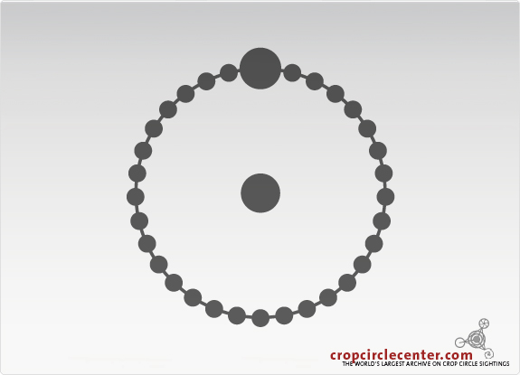 2010年6月30日意大利Montacuto麦田怪圈