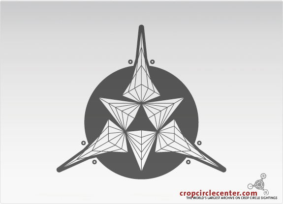 2010年6月23日英国Savernake Forest麦田怪圈