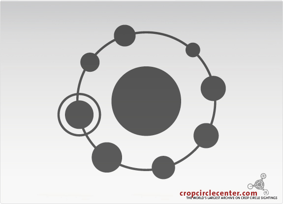 2010年7月17日英国Farley Mount麦田怪圈