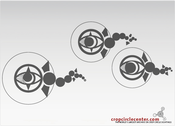 2012年6月9日英国Woodborough Hill麦田怪圈