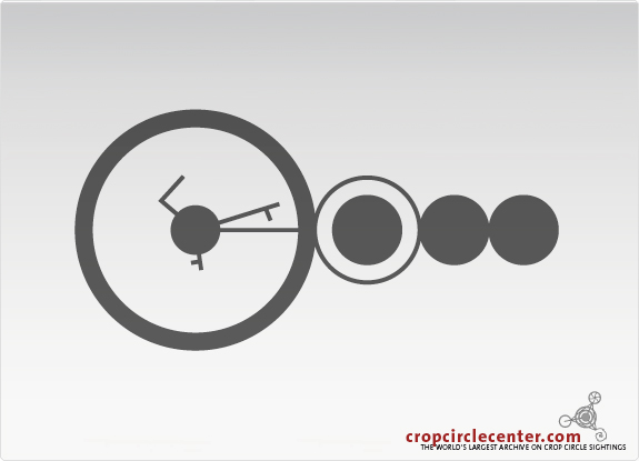 2012年6月17日英国Wenlock Wood麦田怪圈