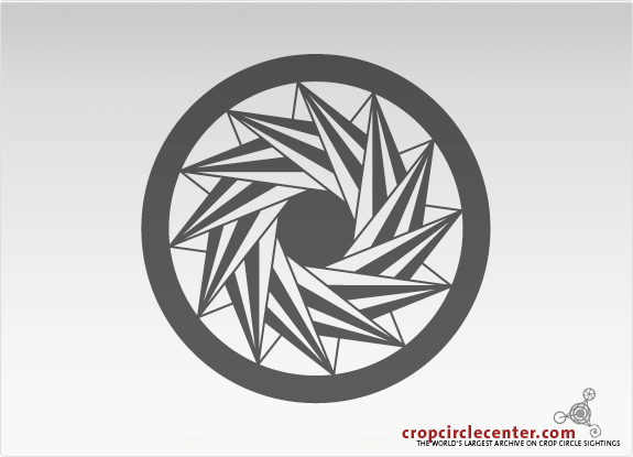 2012年7月29日德国Andechs麦田怪圈