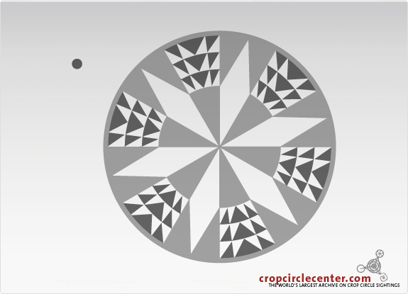 2012年7月11日英国ÂEtchilhampton麦田怪圈