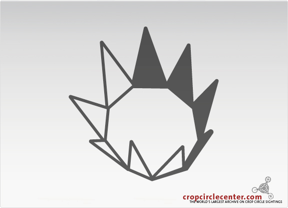 2012年7月23日英国Longwood Warren麦田怪圈