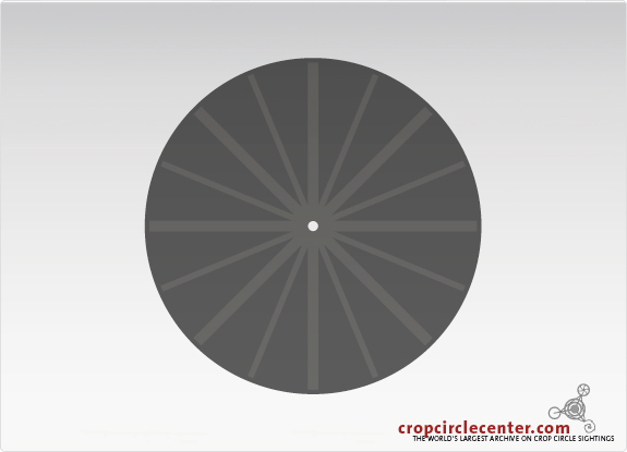 2012年8月12日英国Bishop Cannings麦田怪圈