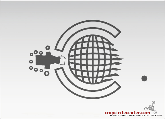 2012年8月19日英国Lurkeley Hill麦田怪圈