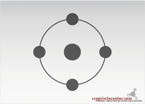 2013年6月21日英国Yatesbury麦田怪圈