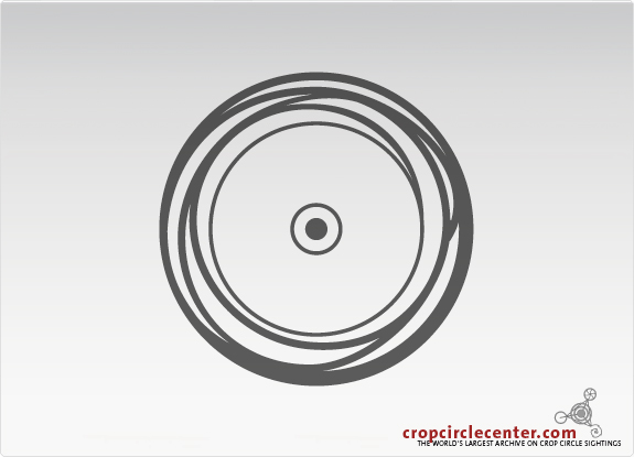 2013年6月21日英国Stanton St Bernard麦田怪圈