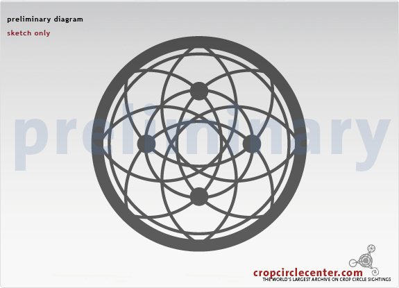 2013年7月7日英国Alton Barnes麦田怪圈