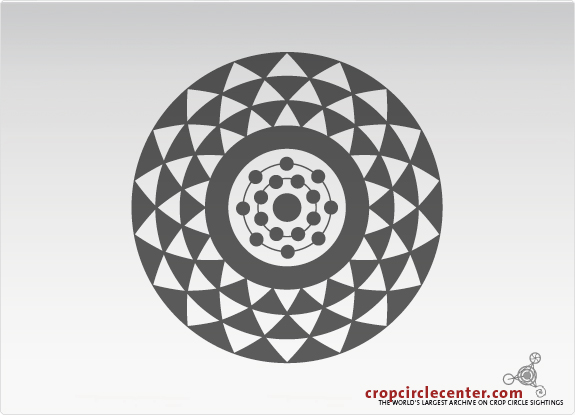 2013年7月6日英国Broad Hinton麦田怪圈