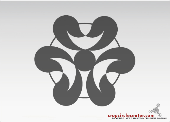 2013年7月4日瑞士Rheinau麦田怪圈