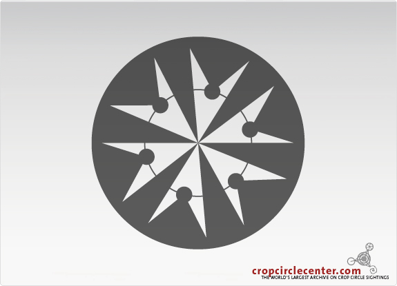 2013年8月10日英国Chute Causeway麦田怪圈