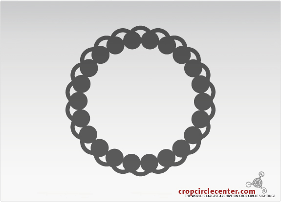 2013年8月13日英国Hackpen Hill麦田怪圈