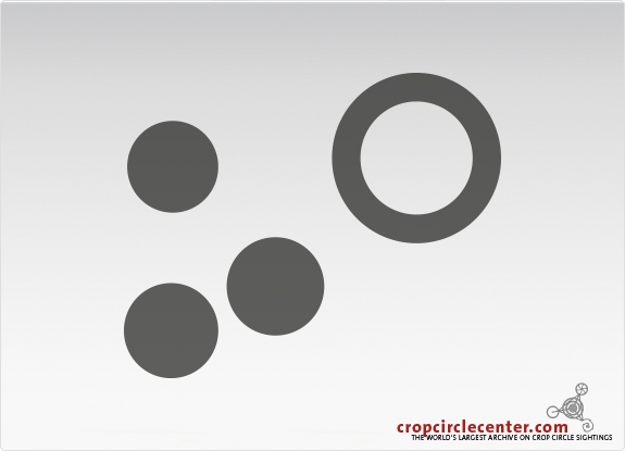 2014年6月26日英国Hackpen Hill麦田怪圈