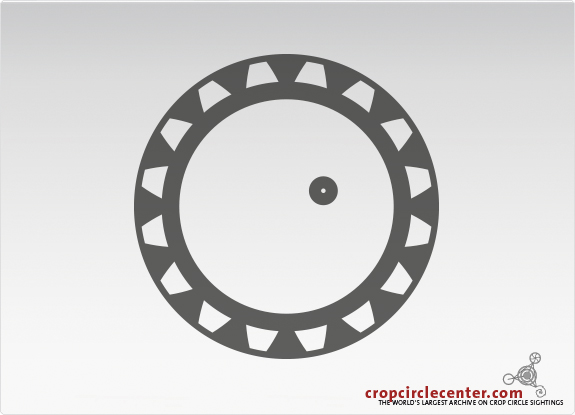 2014年7月8日英国Hackpen Hill麦田怪圈