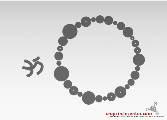 2015年7月15日荷兰Hoeven麦田怪圈