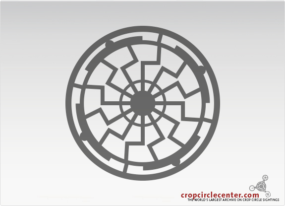 2015年8月8日英国Bowerchalke麦田怪圈