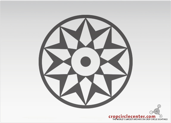 2016年6月5日英国Willoughby Hedge麦田怪圈