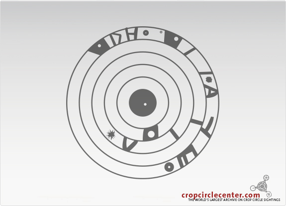 2016年7月20日英国Burderop Down麦田怪圈