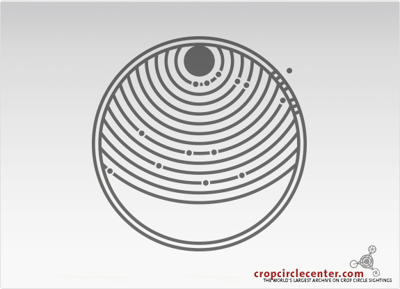 2016年8月24日英国Woodway Bridge麦田怪圈
