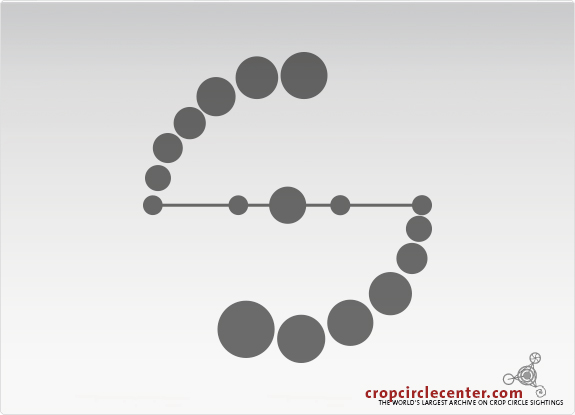 2017年5月4日英国Willoughy Hedge Well麦田怪圈