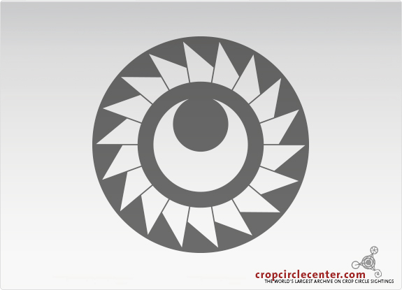 2017年6月17日英国Cheesfoot Head麦田怪圈