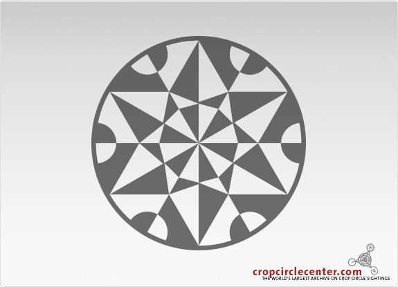 2017年7月8日英国Hackpen Hill麦田怪圈