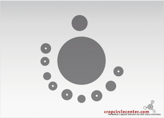 2017年7月3日荷兰Noord-Brabant麦田怪圈