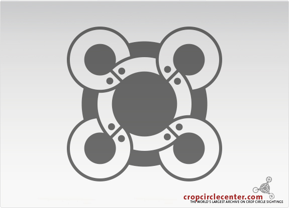 2017年7月5日英国Battlesbury Hill麦田怪圈