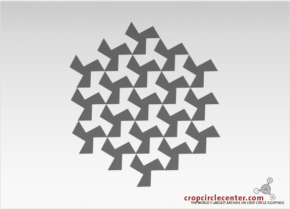 2018年6月21日荷兰Oudebildtdijk麦田怪圈