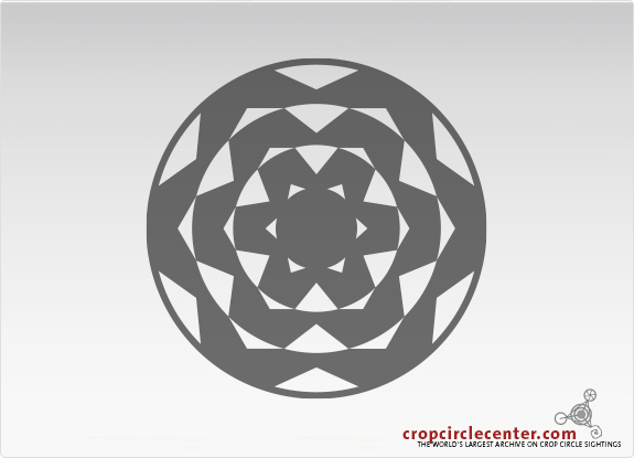 2019年8月4日英国Tufton麦田怪圈