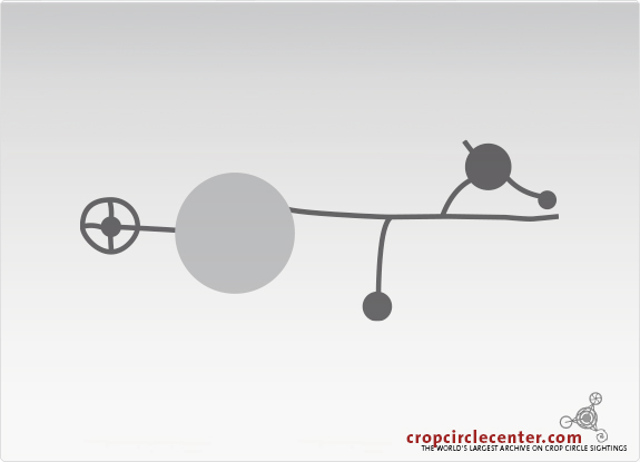 2020年5月15日意大利ÂKingdon麦田怪圈