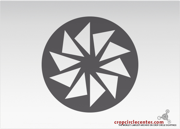 2022年6月19日英国Hackpen Hill麦田怪圈