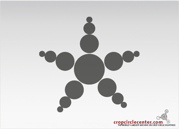 2022年8月3日英国Woodborough Hill麦田怪圈