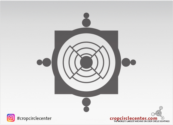 2023年6月11日英国Furze Knoll麦田怪圈