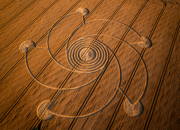 2023年7月30日英国West Meon麦田怪圈