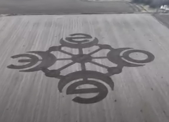 2024年2月14日美国Kansas City麦田怪圈