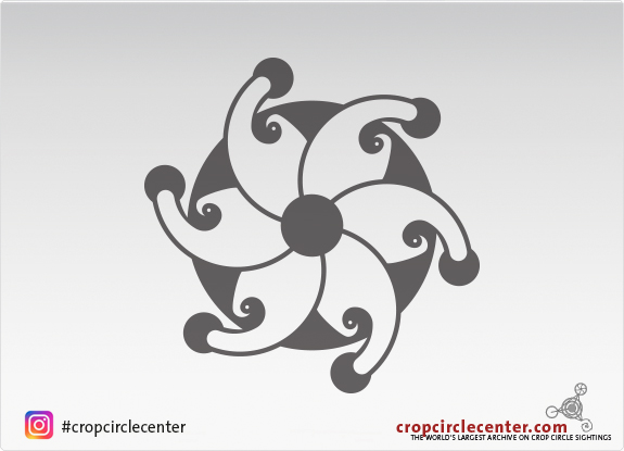 2024年8月8日英国Etchilhampton麦田怪圈