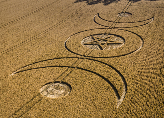 2025年7月12日英国Ludwell麦田怪圈