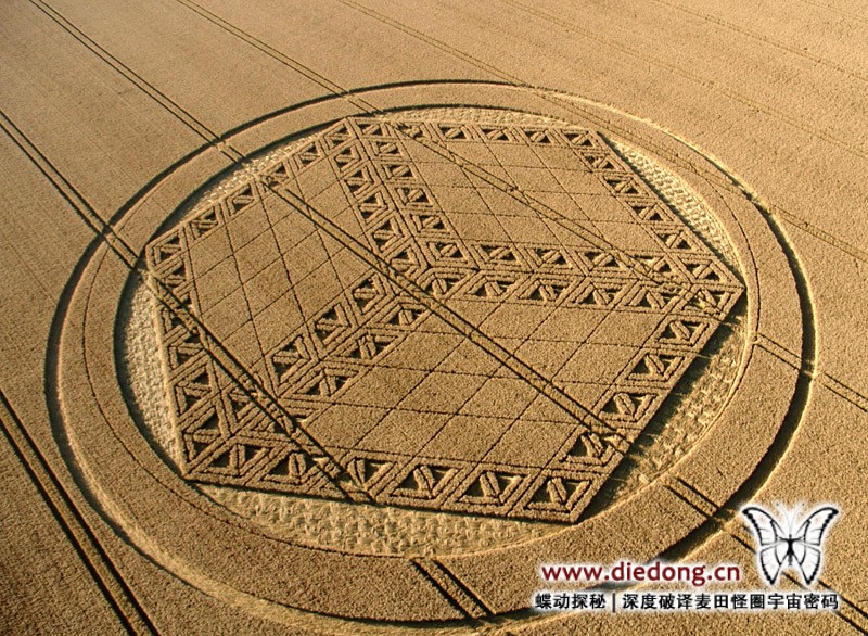 2012年8月26日英国Hackpen Hill Wiltshire麦田怪圈