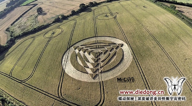 2014年7月8日英国Tetbury Lane麦田怪圈