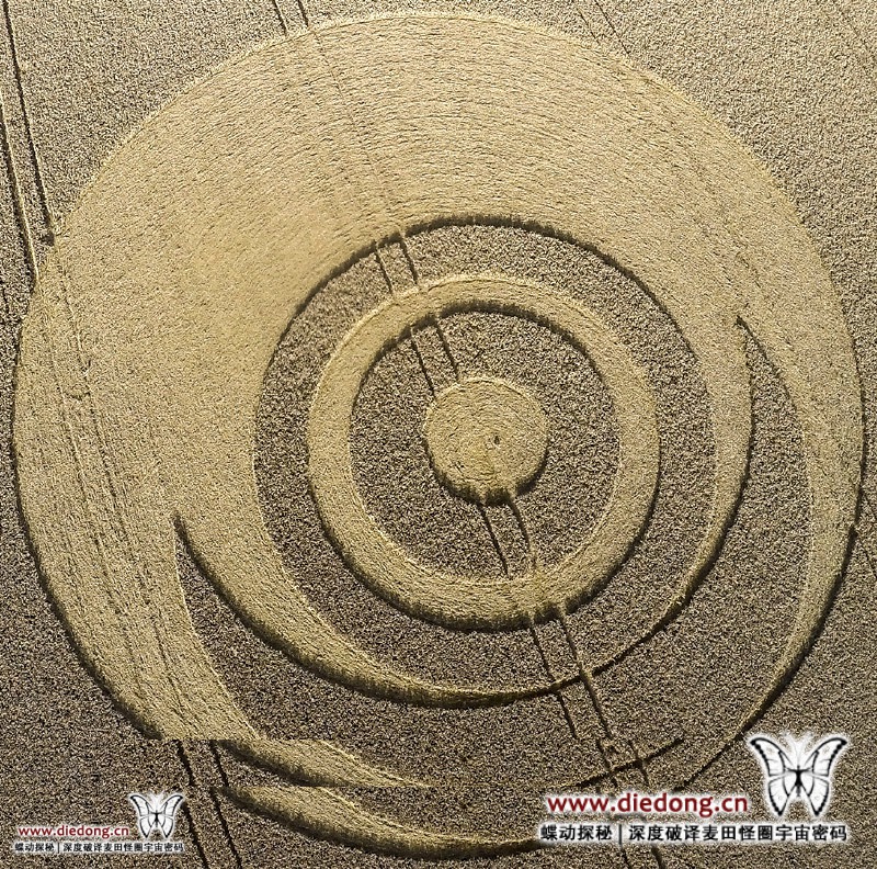 2014年8月24日英国Ironwell Lane麦田怪圈