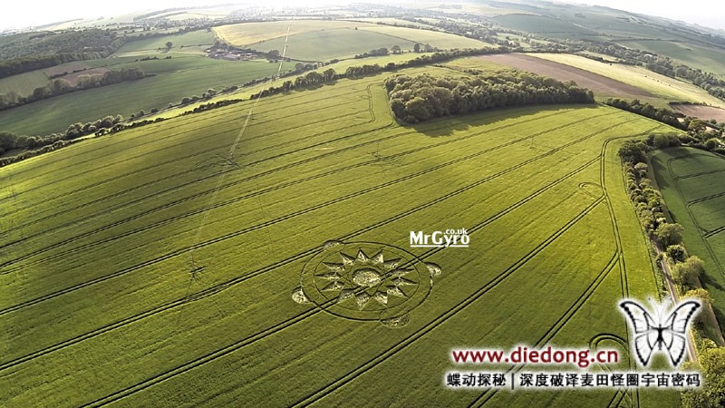 2015年5月24日英国Manton Drove麦田怪圈