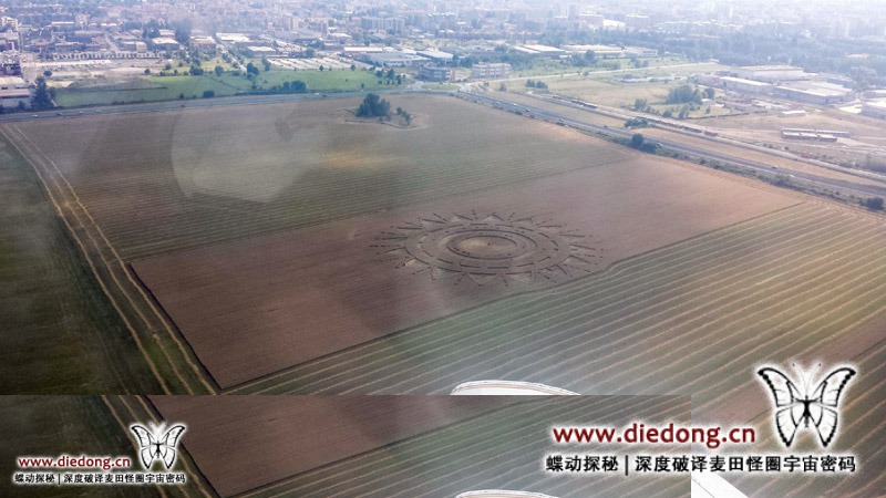 2015年6月23日意大利Aeroporto Torino Aeritalia麦田怪圈