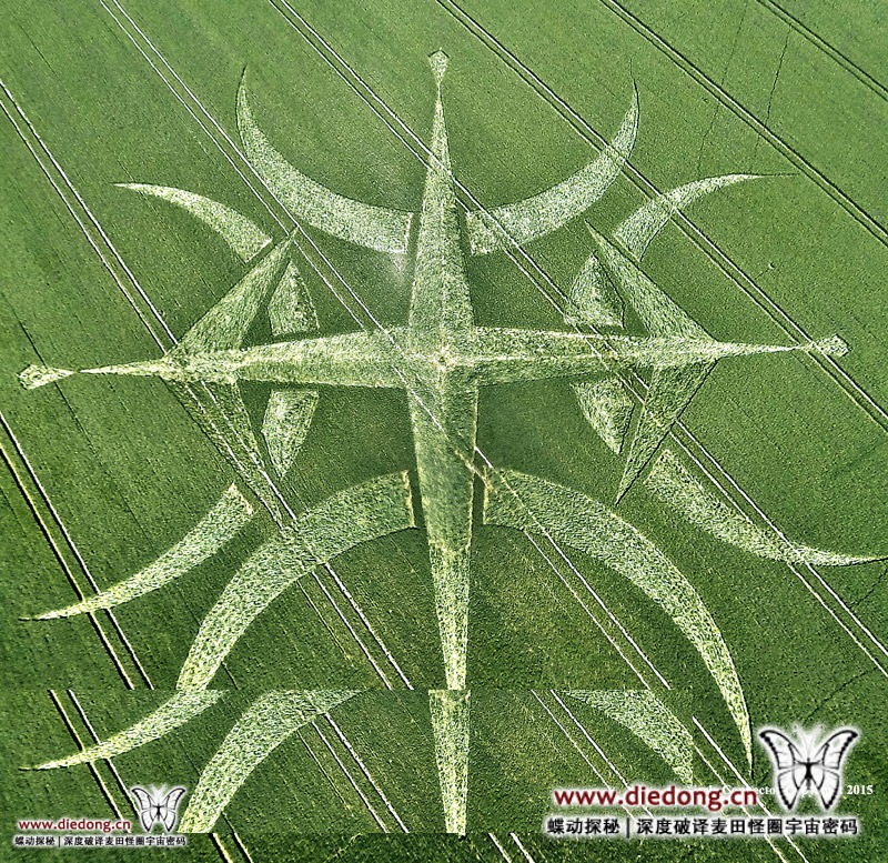 2015年6月24日英国Luxenborough麦田怪圈