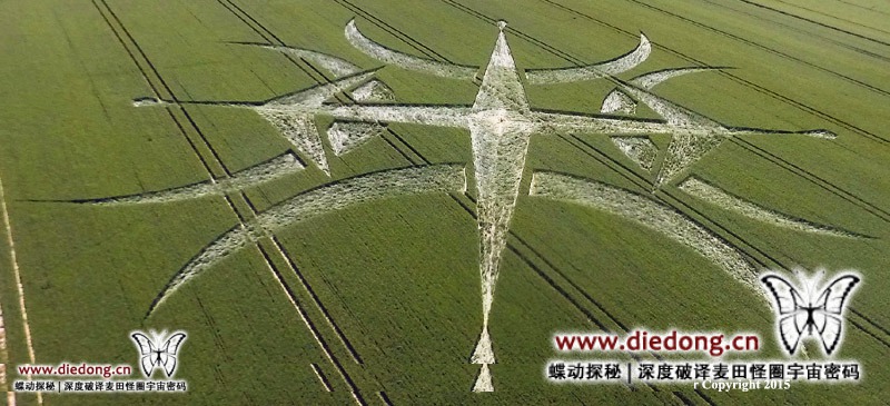 2015年6月24日英国Luxenborough麦田怪圈