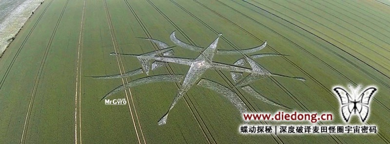 2015年6月24日英国Luxenborough麦田怪圈