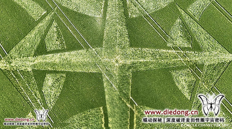 2015年6月24日英国Luxenborough麦田怪圈