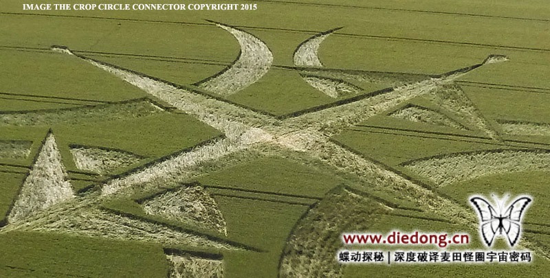 2015年6月24日英国Luxenborough麦田怪圈