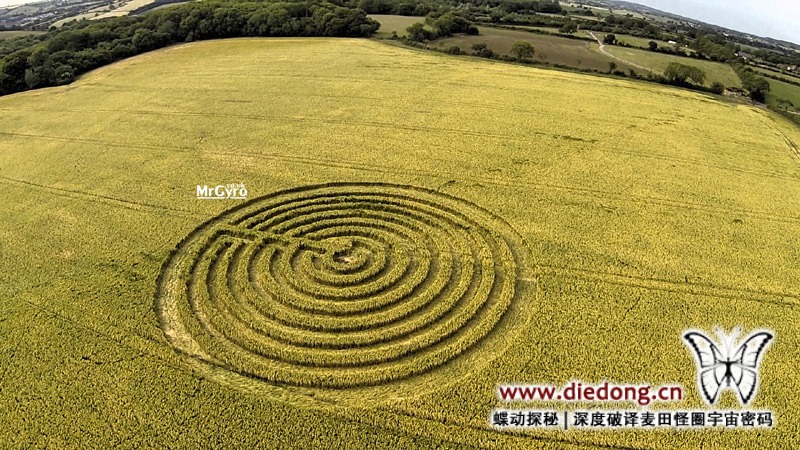 2015年6月22日英国Sunnyside麦田怪圈